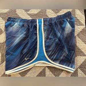 Nike Tempo Dri-Fit Shorts 2X Plus Printed Blue